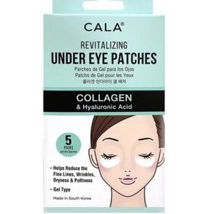 Cala UNDER EYE PATCHES: COLLAGEN & HYALURONIC ACID (5/PK)